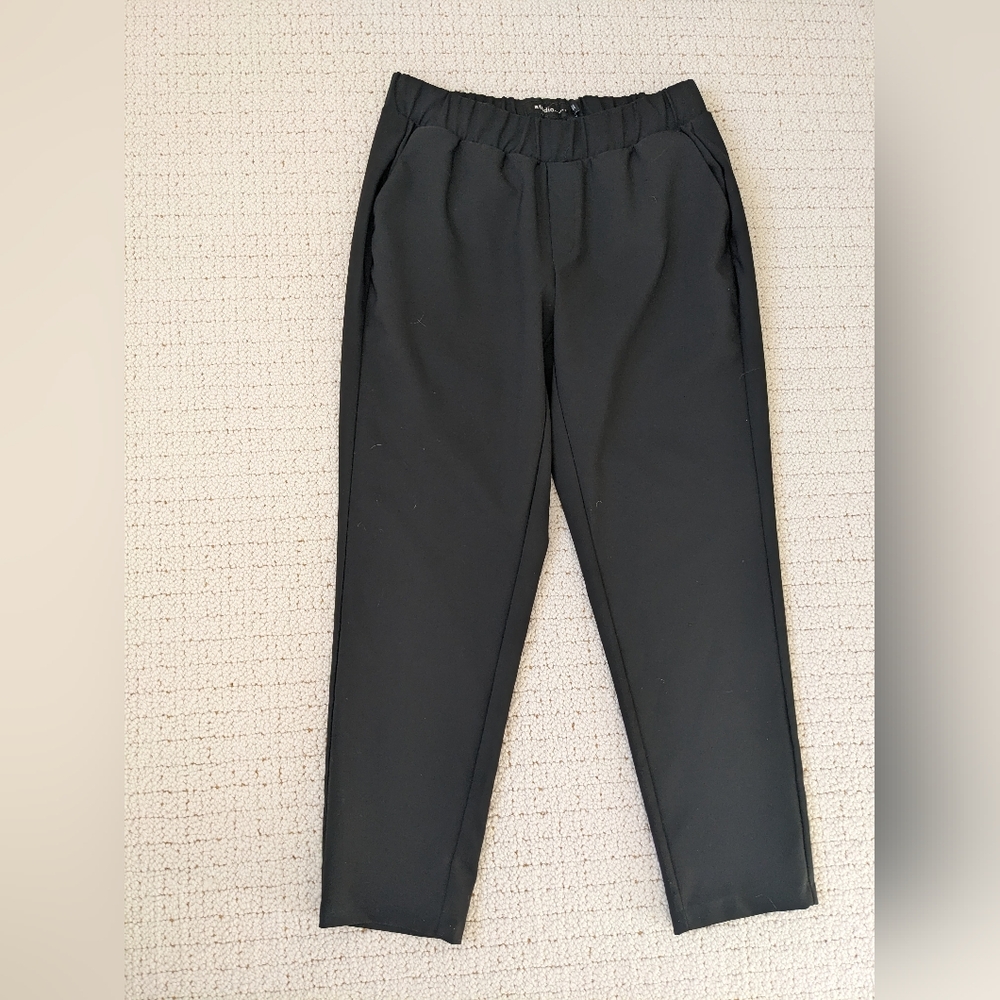 Torrid Pull On Relaxed Taper Black Pants
